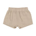 Lil Legs Taupe Linen Pull on Shorts